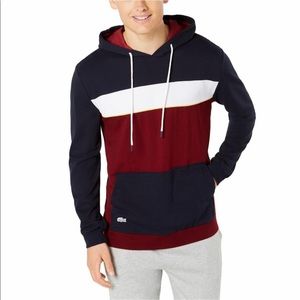 NWOT Lacoste Color Block Hoodie